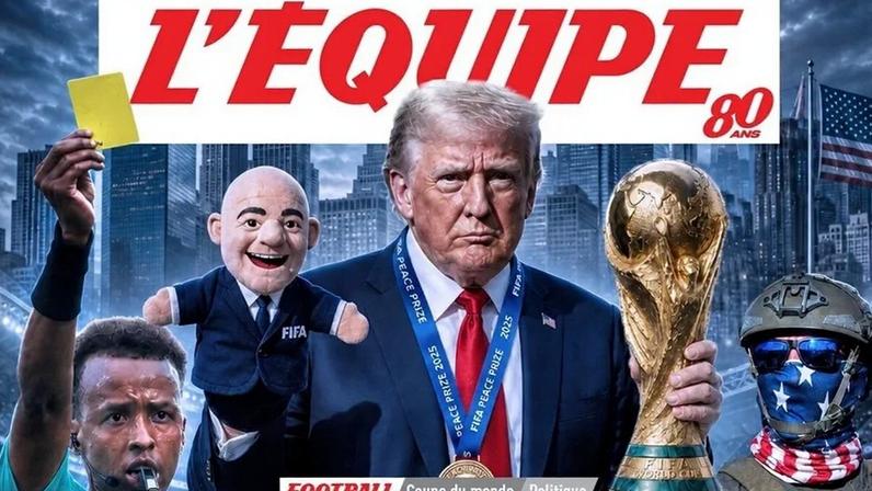 Infantino acusado de agir como fantoche de Trump, segundo L'Équipe