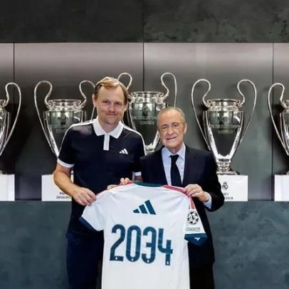 Real Madrid renova parceria com a Adidas até 2034