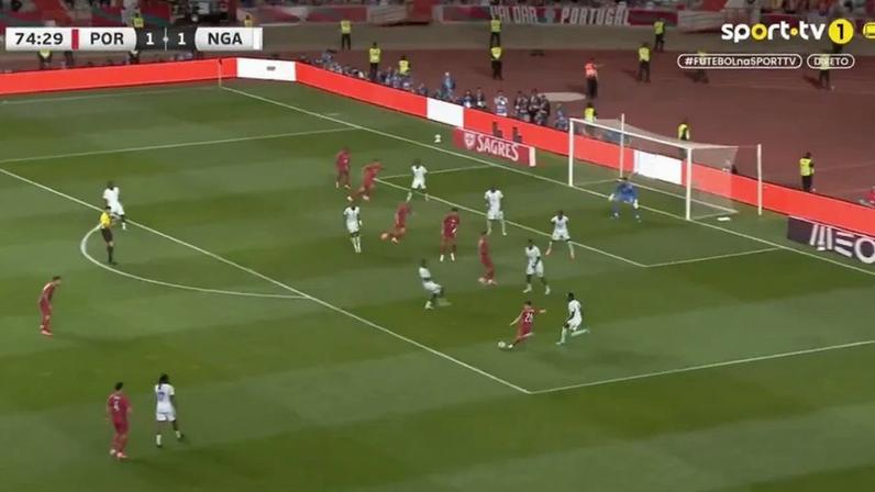 Francisco Conceição marca em Portugal-Nigéria num lance ao seu estilo