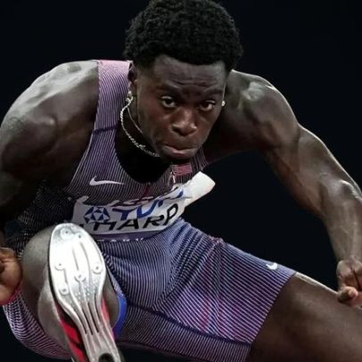 Ja'Kobe Tharp bate recorde mundial nos 110 m barreiras