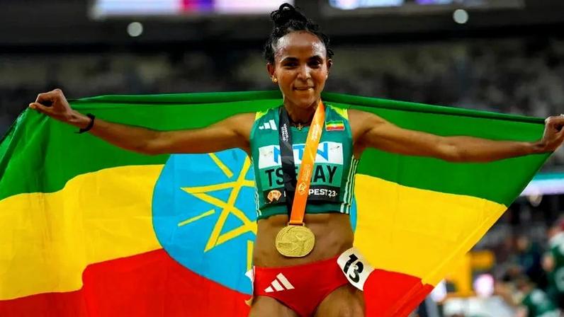 Gudaf Tsegay, antiga campeã mundial, suspensa por quatro meses