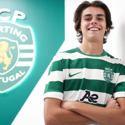 Jovem de 16 anos assina contrato profissional com o Sporting