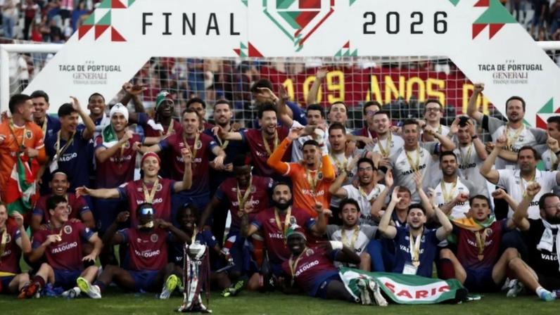 Torreense venceu o Sporting no Jamor e conquistou a Taça de Portugal