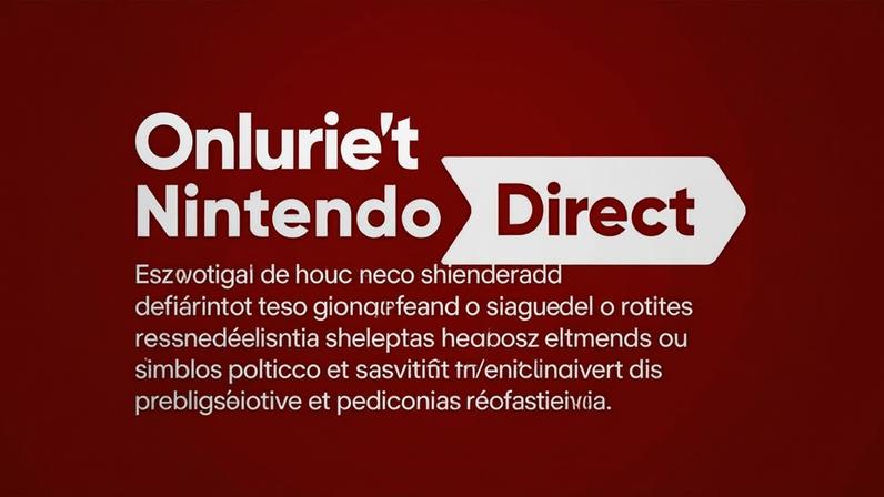 Nintendo Direct revela novos jogos e informações
