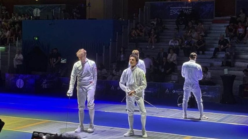 Filipe Frazão avança aos quartos de final na espada nos Europeus de esgrima
