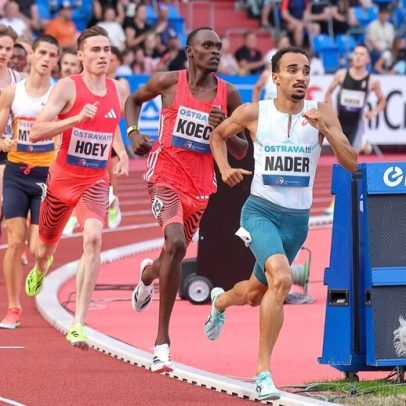 Isaac Nader fica a 0,09 s do recorde nacional dos 1.000 metros