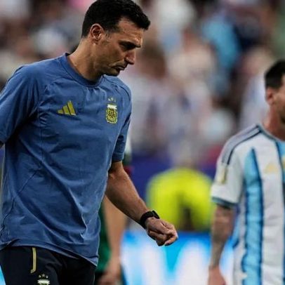 Scaloni afirma que Messi será sempre o melhor, enquanto quiser