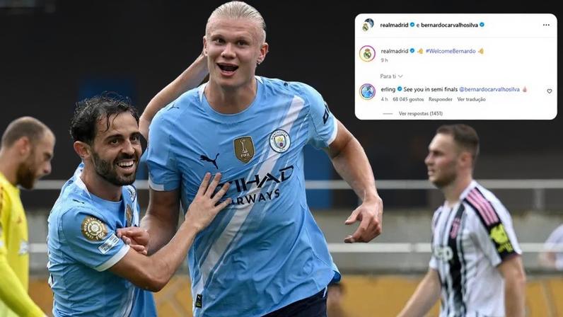 Haaland avisa Bernardo Silva: vemo-nos nas meias-finais