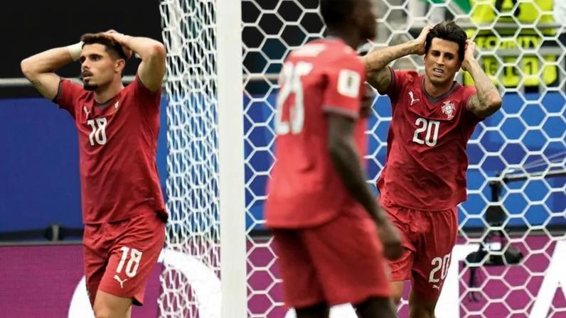 Portugal iguala o menor número de remates em Mundiais frente à RD Congo