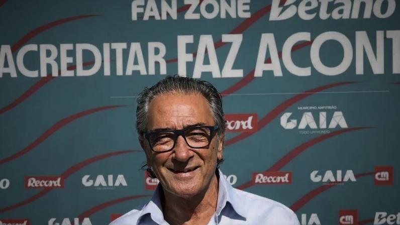 Rodolfo Reis na Fan Zone Betano