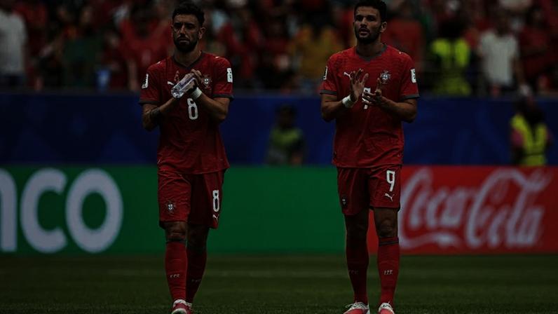 Bruno Fernandes e Gonçalo Ramos agradecem apoio dos adeptos portugueses após o empate com o RD Congo