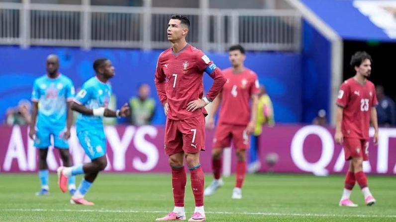Cristiano Ronaldo ficou em branco frente ao RD Congo
