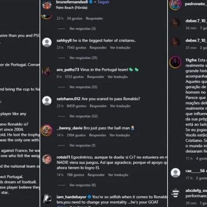 Redes sociais da seleção invadidas com pedidos de respeito por Ronaldo