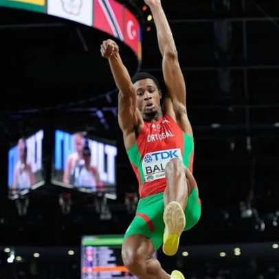 Gerson Baldé vence salto em comprimento em Essen