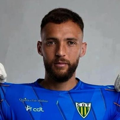 Lus. Lourosa mira Gabriel Souza para a baliza