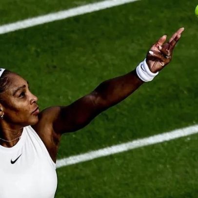 Serena Williams joga singulares em Wimbledon