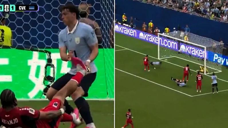 Viñas deixou Telmo Arcanjo com caibrãs e Maxi Araújo acabaria por marcar