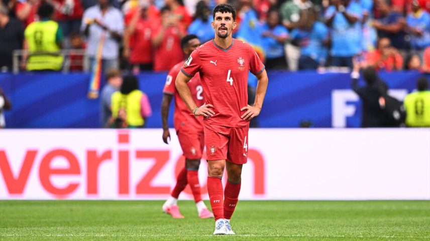 Tomás Araújo falha jogo frente ao Uzbequistão