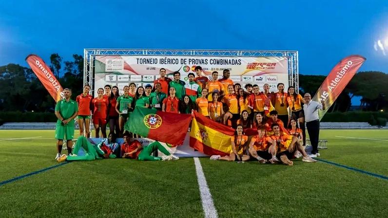 Seleção espanhola vence os escalões no Torneio Ibérico de provas combinadas
