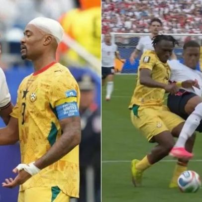 Lances polémicos Inglaterra-Gana: expulsão de Bellingham e penálti não marcado