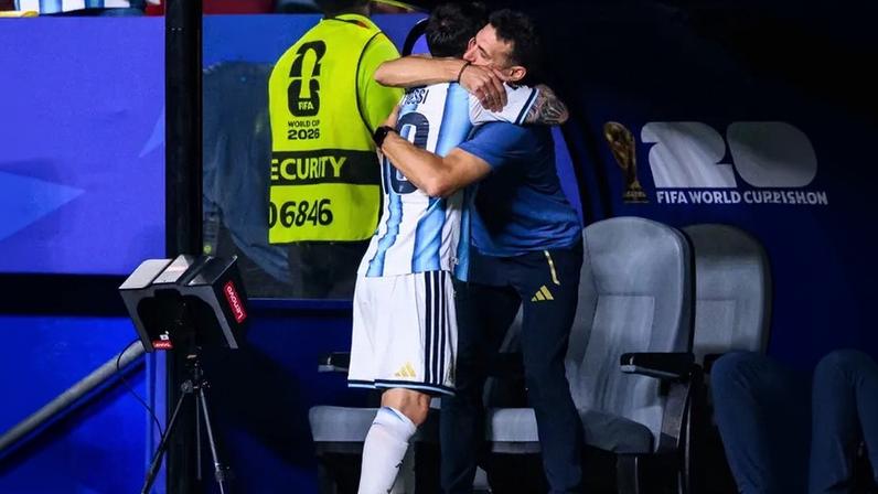 Scaloni e Messi
