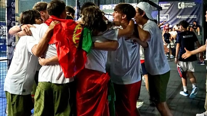 Portugal inicia vitória rumo à Final 8 do FIP Junior Euro Padel Cup 2026