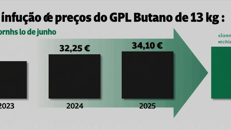 Evolução do spreços do GPL Butano de 13 kg