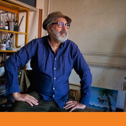Manuel João Vieira diz que pintar faz bem à cabeça, como a natação