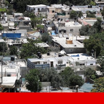 Palestinianos em Jerusalém forçados a demolir as suas casas