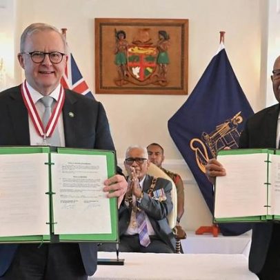 Austrália e Fiji assinam pacto de defesa para conter China no Pacífico