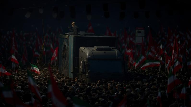 Caixão de Ali Khamenei percorre ruas de Teerão