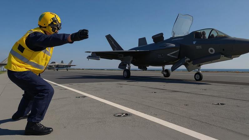Caças britânicos interceptam avião russo próximo de porta-aviões no Mar da Noruega