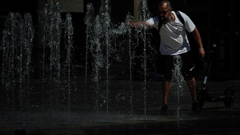 imagem de arquivo, onda de calor