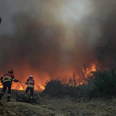Incêndio intenso em Vouzela deixa sete feridos e atinge Aveiro