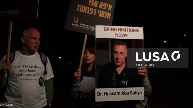 Advogado afirma que médico palestiniano Hussam Abu Safiya está em estado crítico