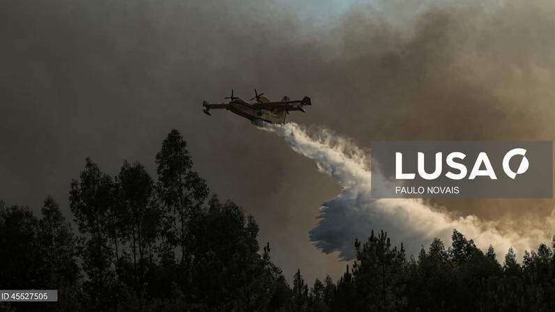 Itália envia dois aviões para apoiar combate aos fogos em Portugal