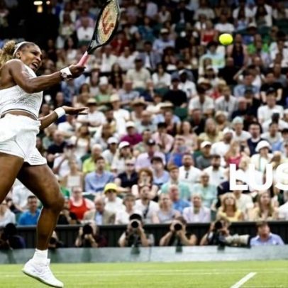 Serena Williams abandona pares por lesão no joelho em Wimbledon