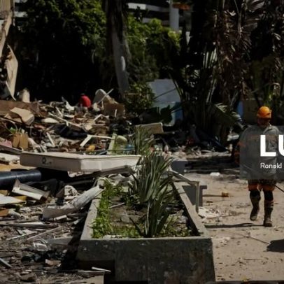 Sacerdotes tocam destroços na Venezuela, fazendo o que os militares recusam