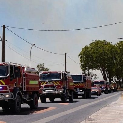 Incêndio no sul da França obriga evacuação de 10 mil pessoas