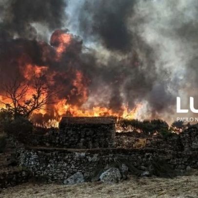 Incêndio em Vouzela tem duas frentes ativas a arder com intensidade