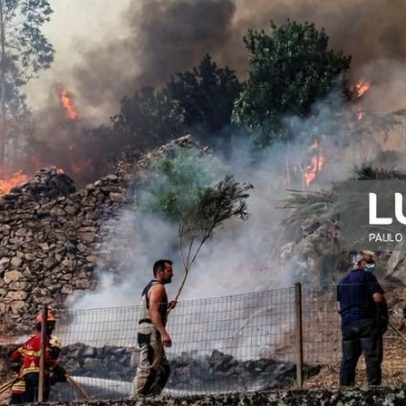 Duas aldeias evacuadas na Serra do Caramulo devido a incêndio