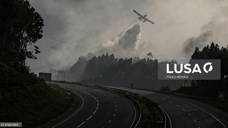 Incêndio de Vouzela combatido por 1.181 operacionais e 12 meios aéreos