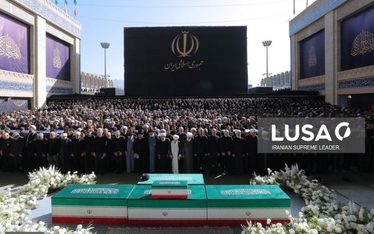 Grande oração fúnebre no Irão por Khamenei, Mojtaba continua ausente