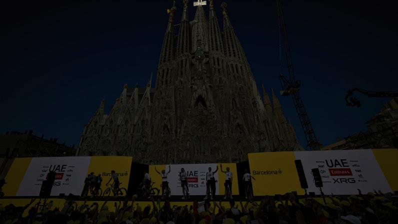 O cenário da apresentação do Tour