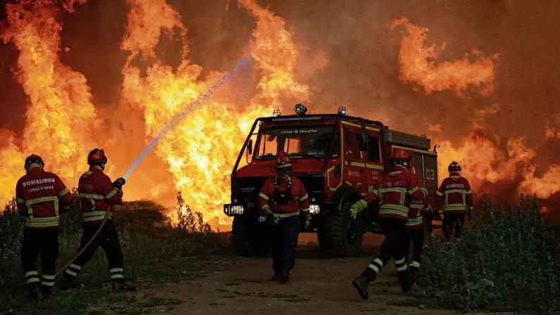 Cerca de 2500 bombeiros defenderam neste sábado o país dos fogos