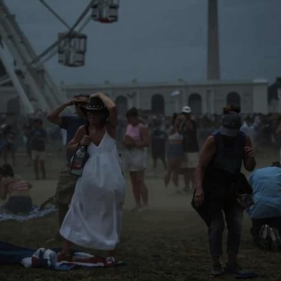Área das comemorações dos 250 anos dos EUA evacuada por alerta de tempestade