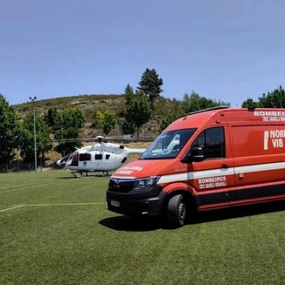 Condutor de mota fica ferido gravemente após despiste em Mirandela