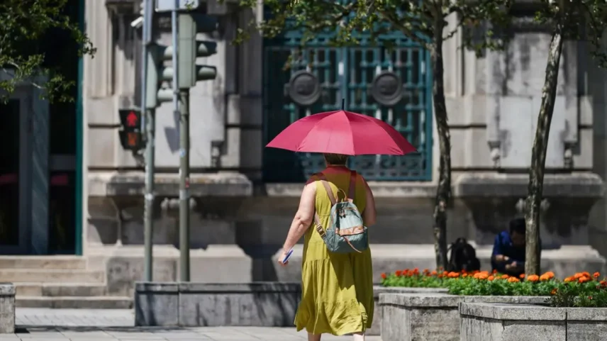 Temperaturas elevadas devido à onda de calor