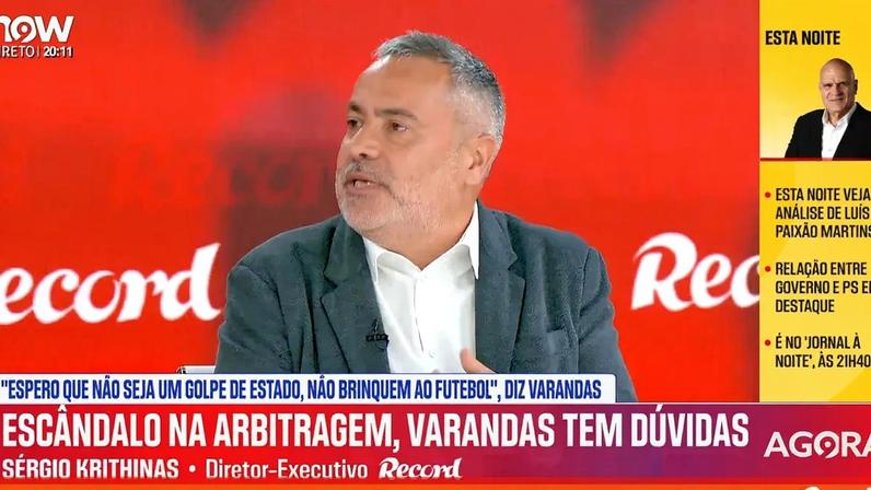 Sérgio Krithinas: «Talvez o E. Amadora achasse que Hélder Malheiro era um árbitro que dava sorte...»