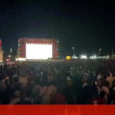 Delírio na Fan Zone de Lisboa após golo de Ramos dar início à festa